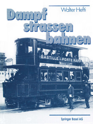 cover image of Dampf-Strassenbahnen